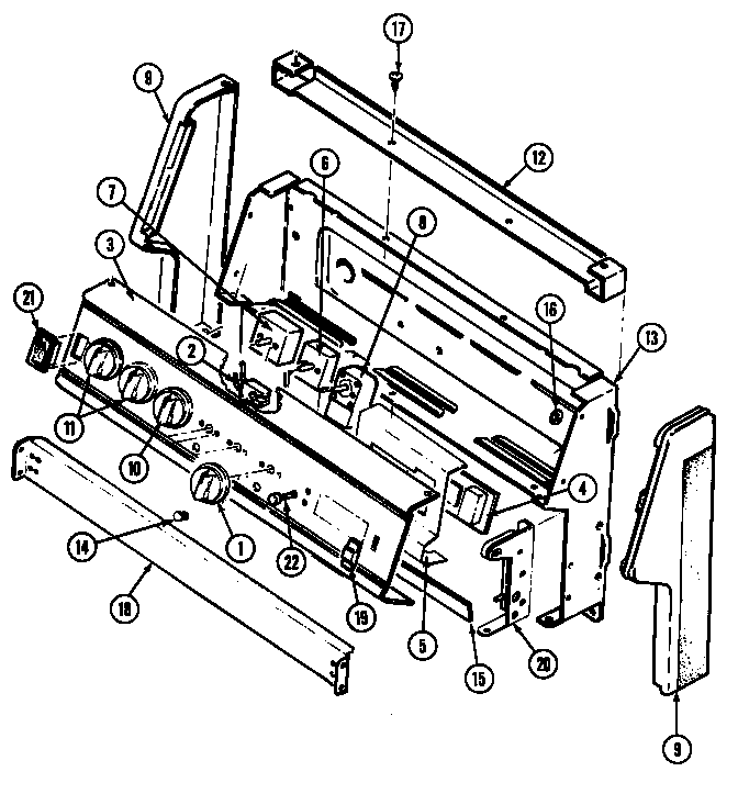 Crosley CE3531WRV control panel (ce3531wrv) (ce3531wrv) diagram