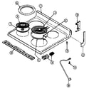 Crosley CC3531XRW top assembly diagram