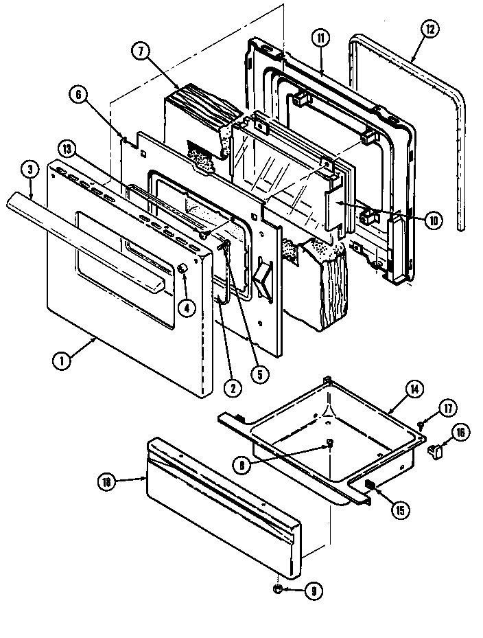 Crosley CC3531XRA door/drawer (cc3531wrw, cc3531wrv) (cc3531wrw) (cc3531wrv) diagram