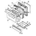 Crosley CC3531XRW door/drawer (cc3531wrw, cc3531wrv) (cc3531wrw) (cc3531wrv) diagram