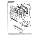 Crosley CC3531XRW door/drawer (cc3531xr*) (cc3531xra) (cc3531xrw) diagram