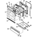 Crosley CC3537XRW door/drawer diagram