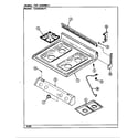 Crosley CG3432SRW top assembly diagram