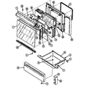 Crosley CE3878VRA door/drawer (ce3878vrv) (ce3878vra) (ce3878vrw) (ce3878xrb) diagram