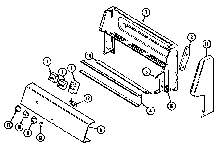 Crosley CE3520SRA control panel (ce3520sr*) (ce3520sra) (ce3520srw) diagram