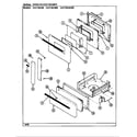 Crosley CGW6C5W door/drawer diagram
