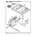 Crosley CGW4D59TZK top assembly diagram