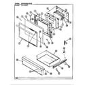 Crosley CGW4D59TZK door/drawer diagram
