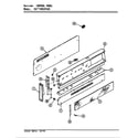 Crosley CGA4D59TSZK control panel diagram