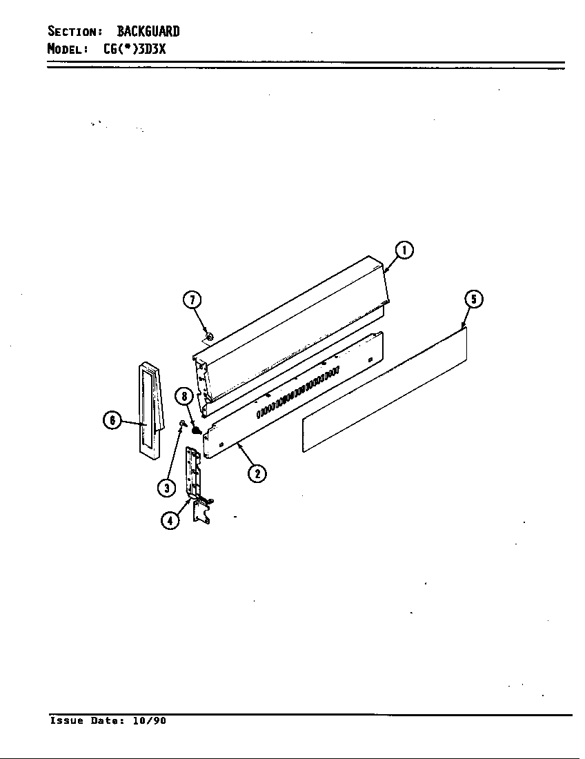 Crosley CGW3D3X control panel diagram