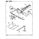 Crosley UCGW3D5NX-B0 gas controls diagram