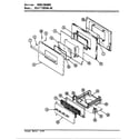 Crosley UCGW3D5NX-B0 door/drawer (ucg*3d5nw-ad) (ucga3d5nw-ad) (ucgw3d5nw-ad) diagram