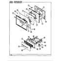 Crosley UCGW3D5NX-B0 door/drawer (ucg*3d5nx-b0) (ucga3d5nx-b0) (ucgw3d5nx-b0) diagram
