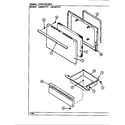 Hardwick H3520SPA door/drawer (h3510pp*) (h3510ppa) (h3510ppw) diagram