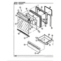 Hardwick H3832SRW door/drawer diagram