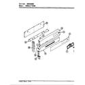 Hardwick CG9621W539R control panel diagram