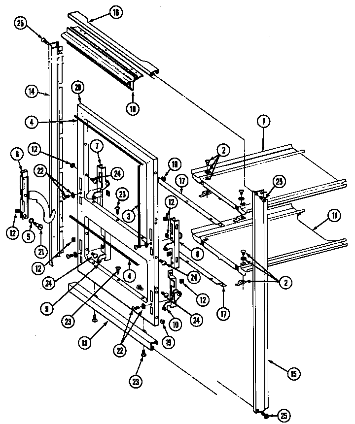 Maytag CWGA200AAB body diagram