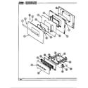 Hardwick CKG9622W439RGB door/drawer diagram