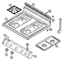 Hardwick H3177XRW top assembly diagram