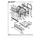Hardwick H3478XRA door/drawer diagram