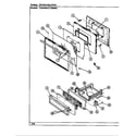 Hardwick CKM9641W589RGC door/drawer diagram
