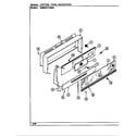 Hardwick SM9642A580R control panel diagram