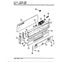 Hardwick CPG9841W689DQ control panel diagram
