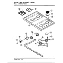 Hardwick CPG9841W689DQ top assembly diagram