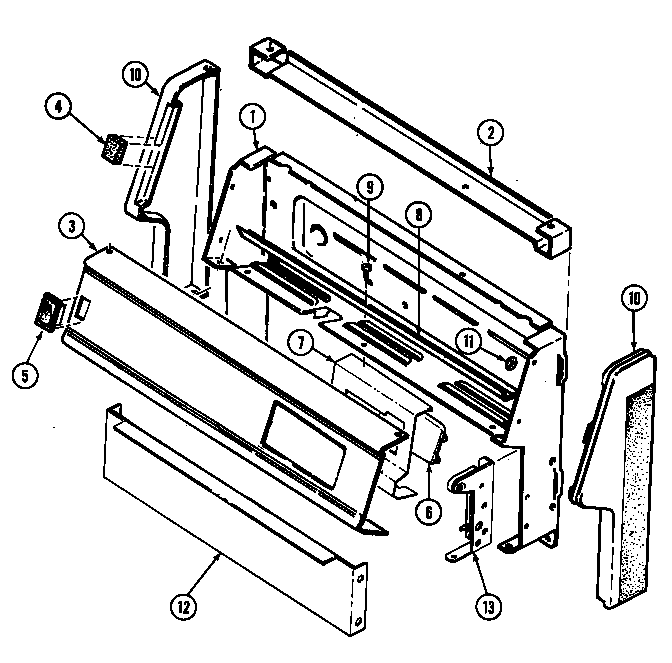 Hardwick H3231XUW control panel diagram