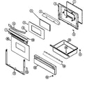 Hardwick H3231XUA door/drawer diagram