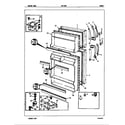 Crosley CNT15M4-5A49B doors diagram