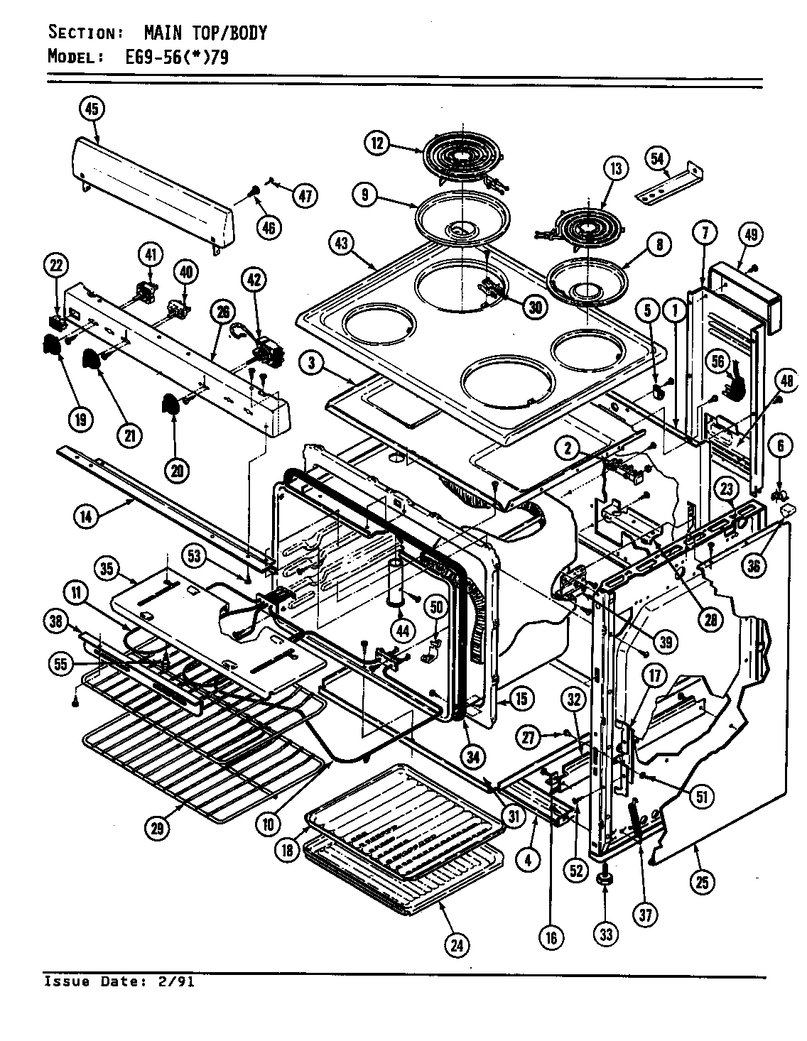 Hardwick EG9-56W79 body diagram