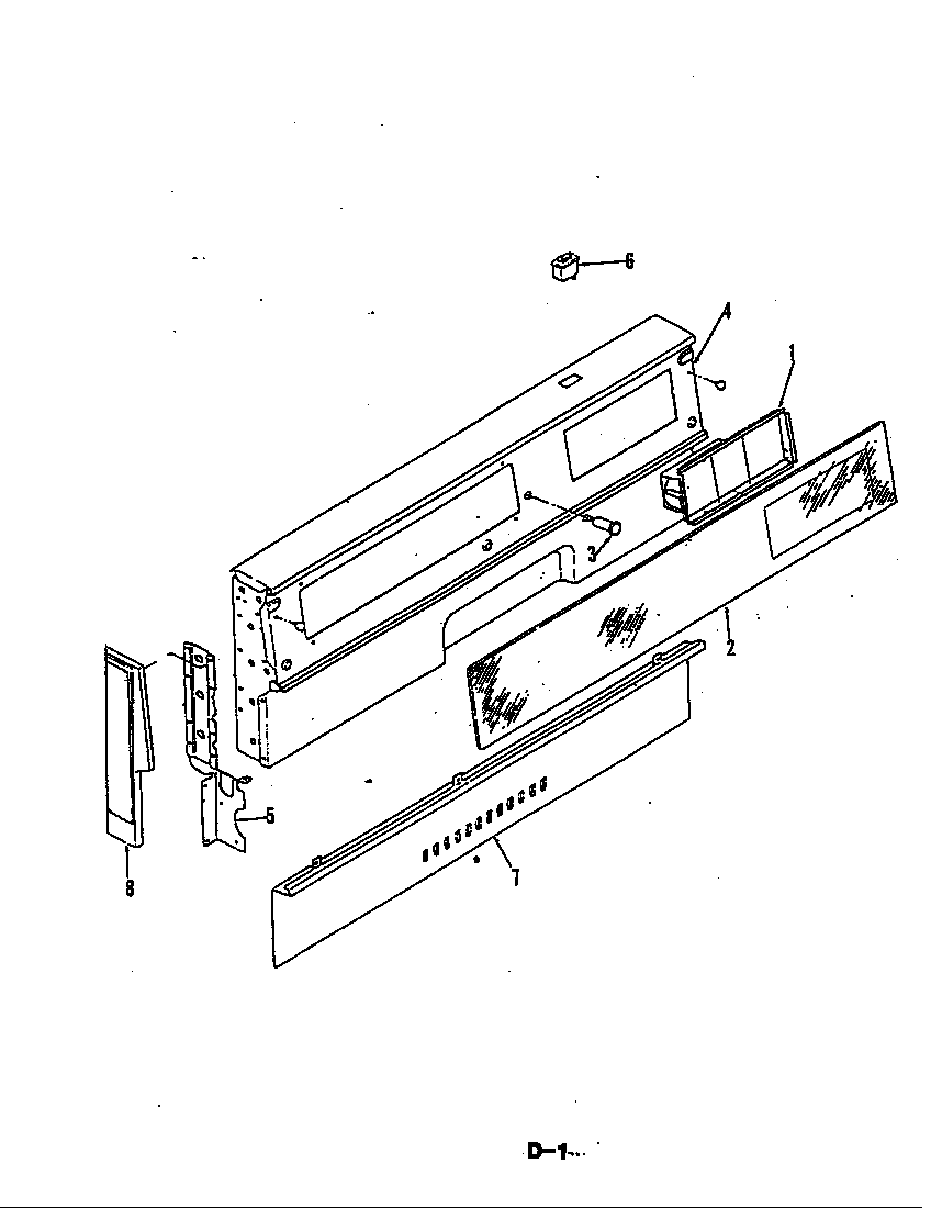 Magic Chef U34GN-2CKX-ON control panel diagram