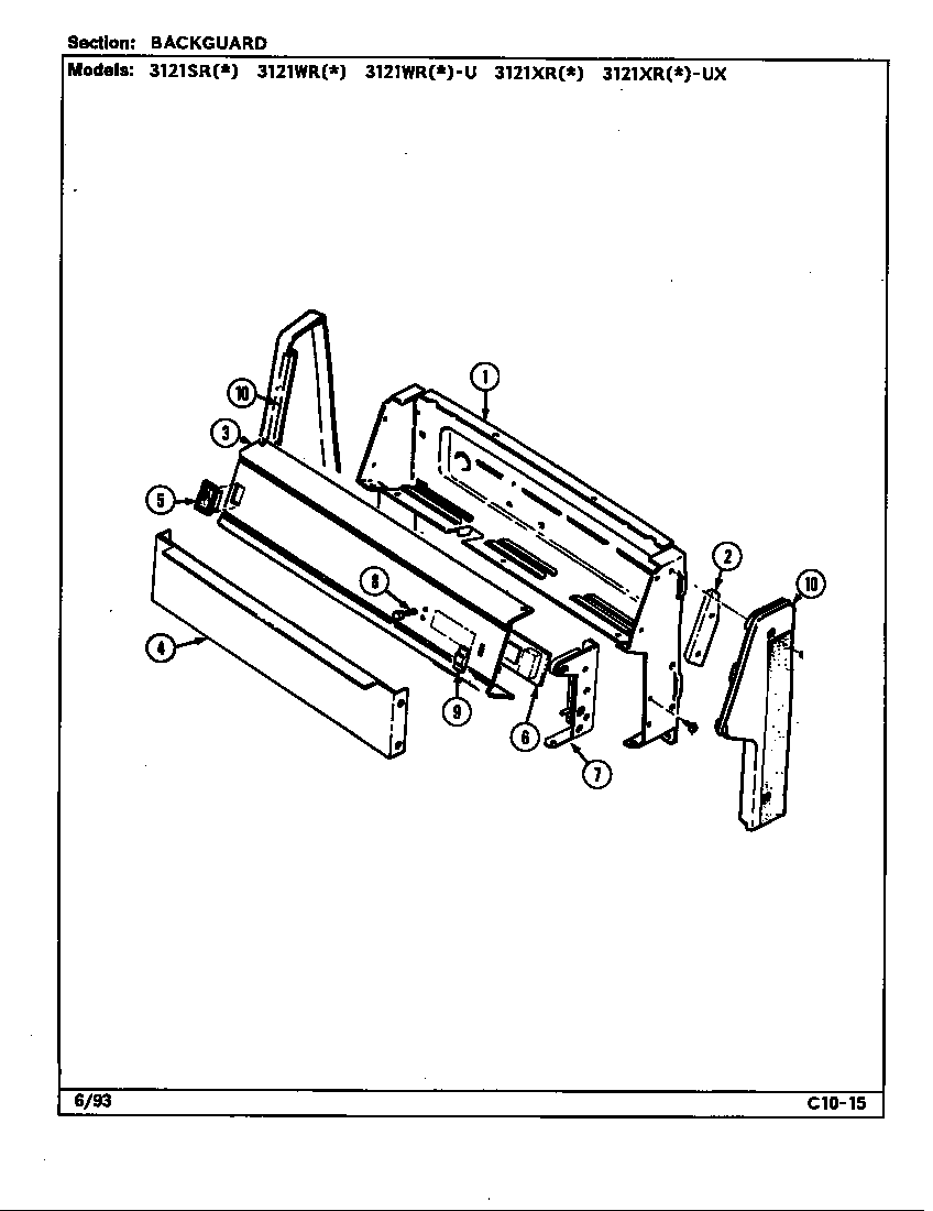 Hardwick H3221WTV control panel diagram