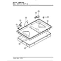 Magic Chef 87LS-1 burner box assembly diagram