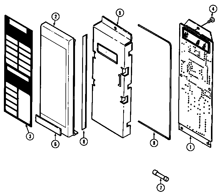 Maytag DM46H-14B-R control panel diagram