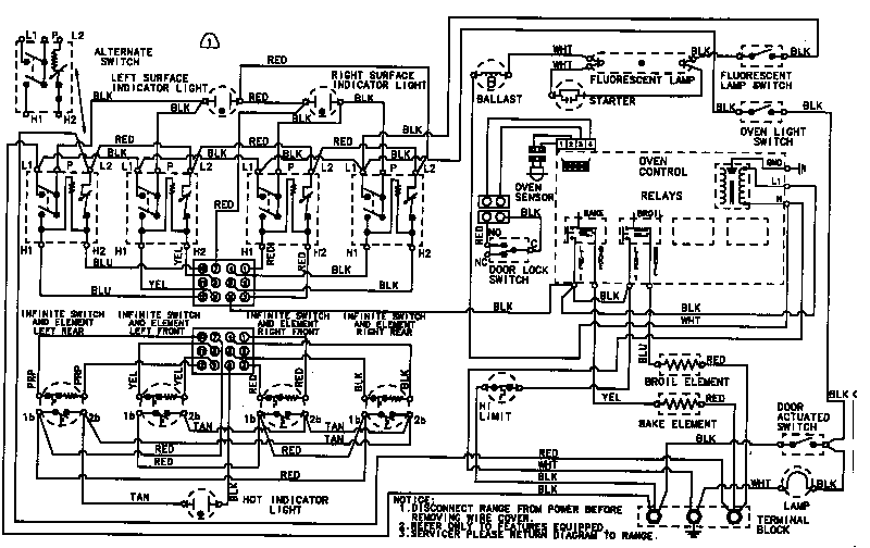 Maytag CRE9600ACL wiring information diagram
