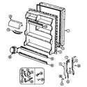 Crosley CT17Y7W fresh food door diagram