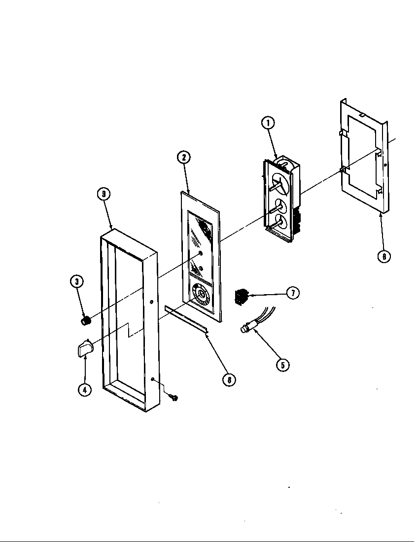 Hardwick CG8422MW729RG control panel diagram