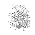 Hardwick CKG8421MA729RG upper oven body diagram