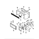 Hardwick CKG8421MA729RG control panel & door (vm11a-8p) diagram