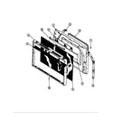 Hardwick CPG8441A719DG lower oven door diagram
