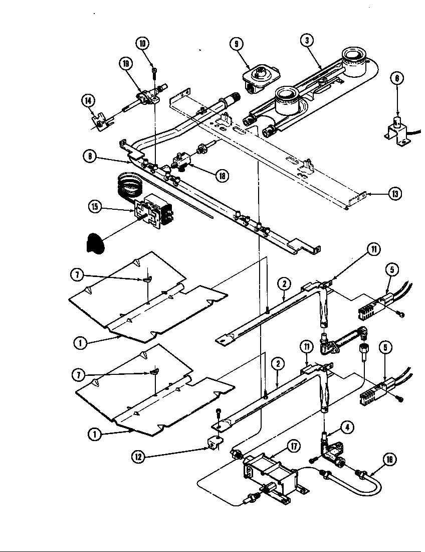 Hardwick CPG8441W719DG lower oven control diagram