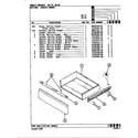 Hardwick EG972A549 service drawer diagram