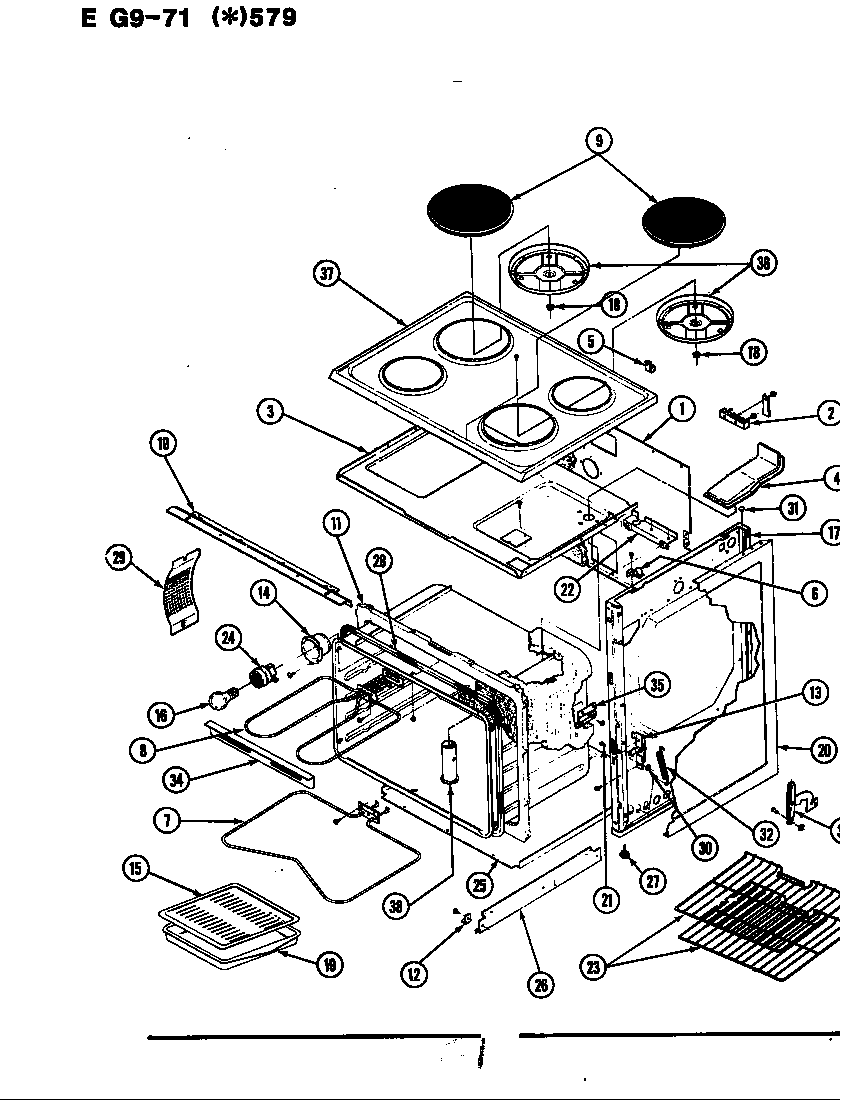 Hardwick EG971A579 body diagram