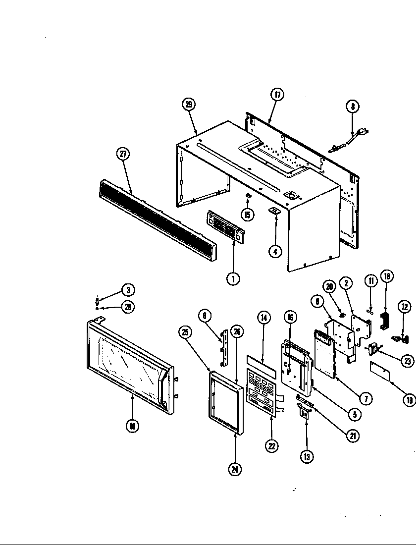 Hardwick EPE861KB929A control panel (vm11a-8p) diagram
