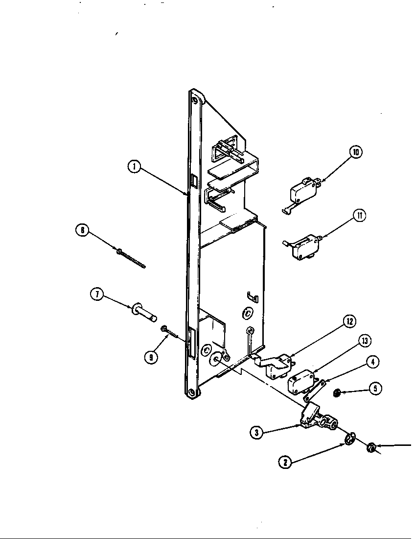 Hardwick EPF7-21819AE interlock switch (cm46d-9p) diagram