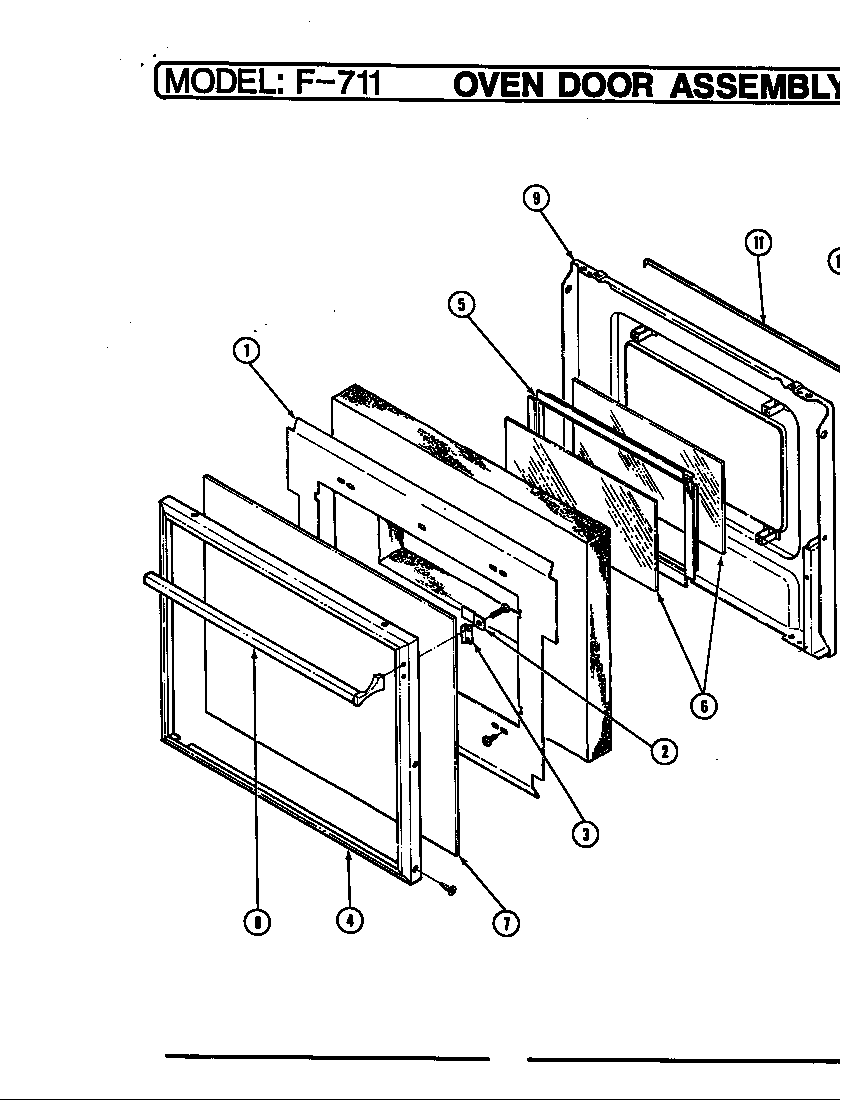 Hardwick EF7-11819R door assembly diagram