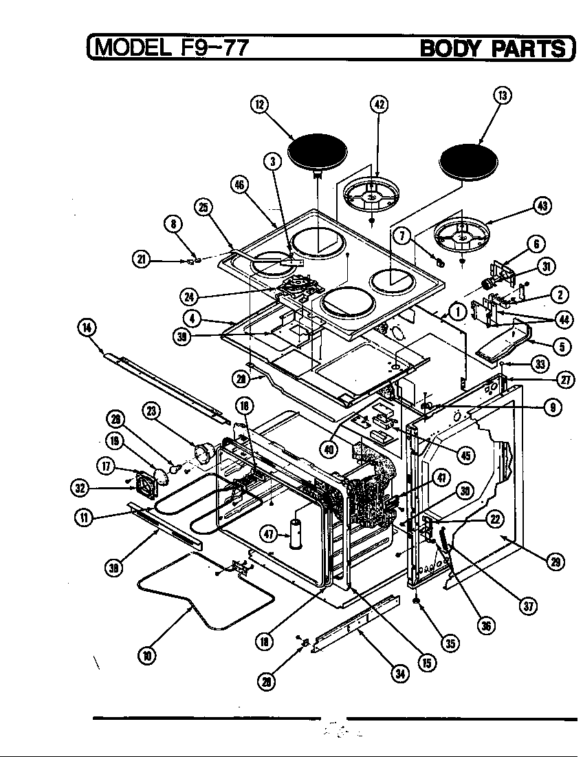 Hardwick EPF9-77A559A body diagram