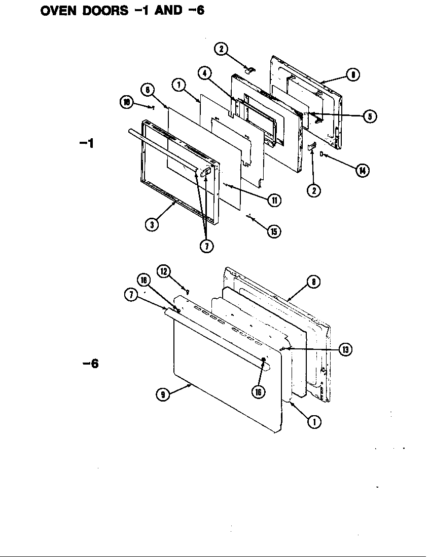 Hardwick CG9616A79R door diagram